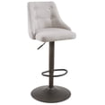 thumbnail image 1 of WHI AIR LIFT STOOL, SET OF 2, FABRIC/METAL, BEIGE, 1 of 6