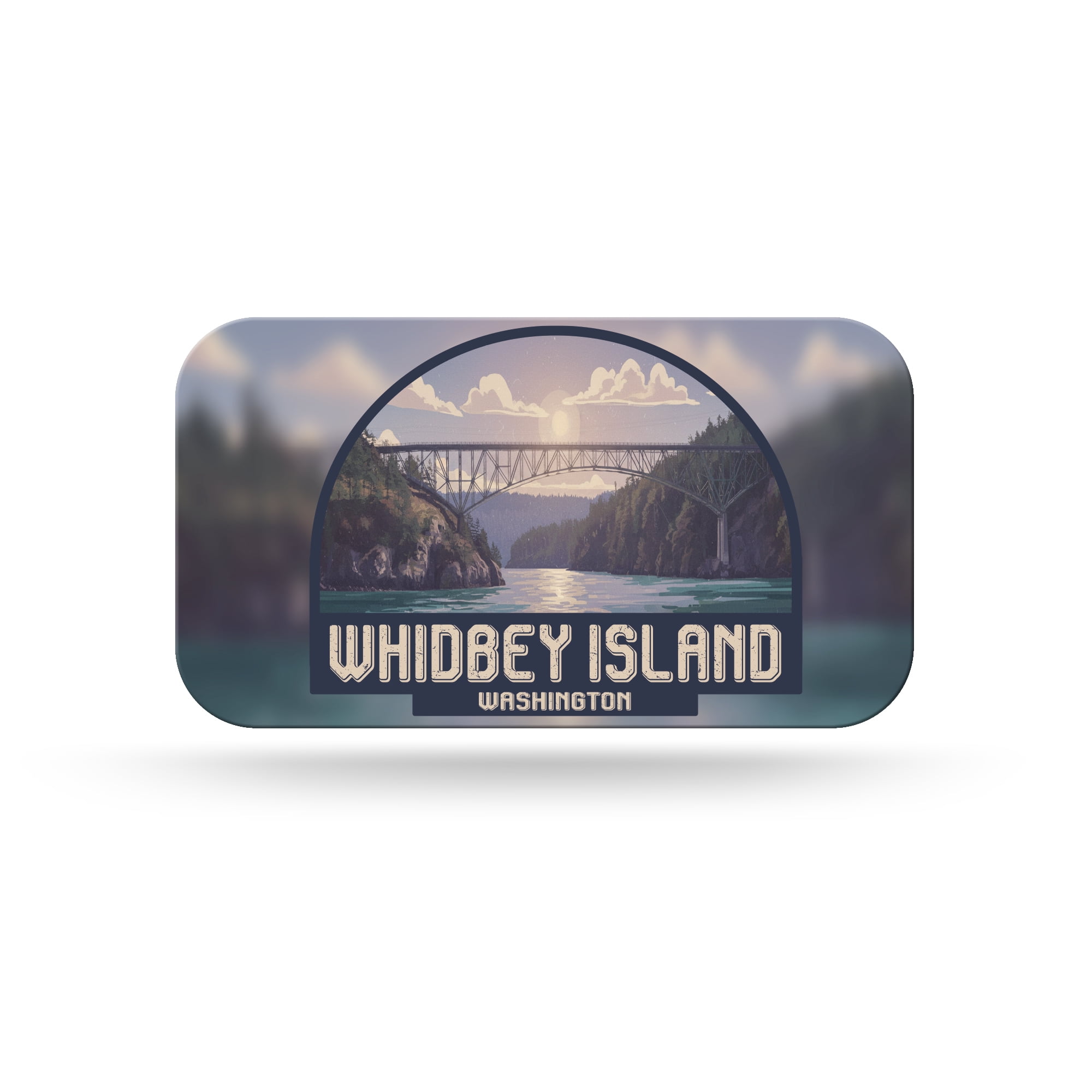 WHIDBEY ISLAND CRYSTAL VIEW MAGNET
