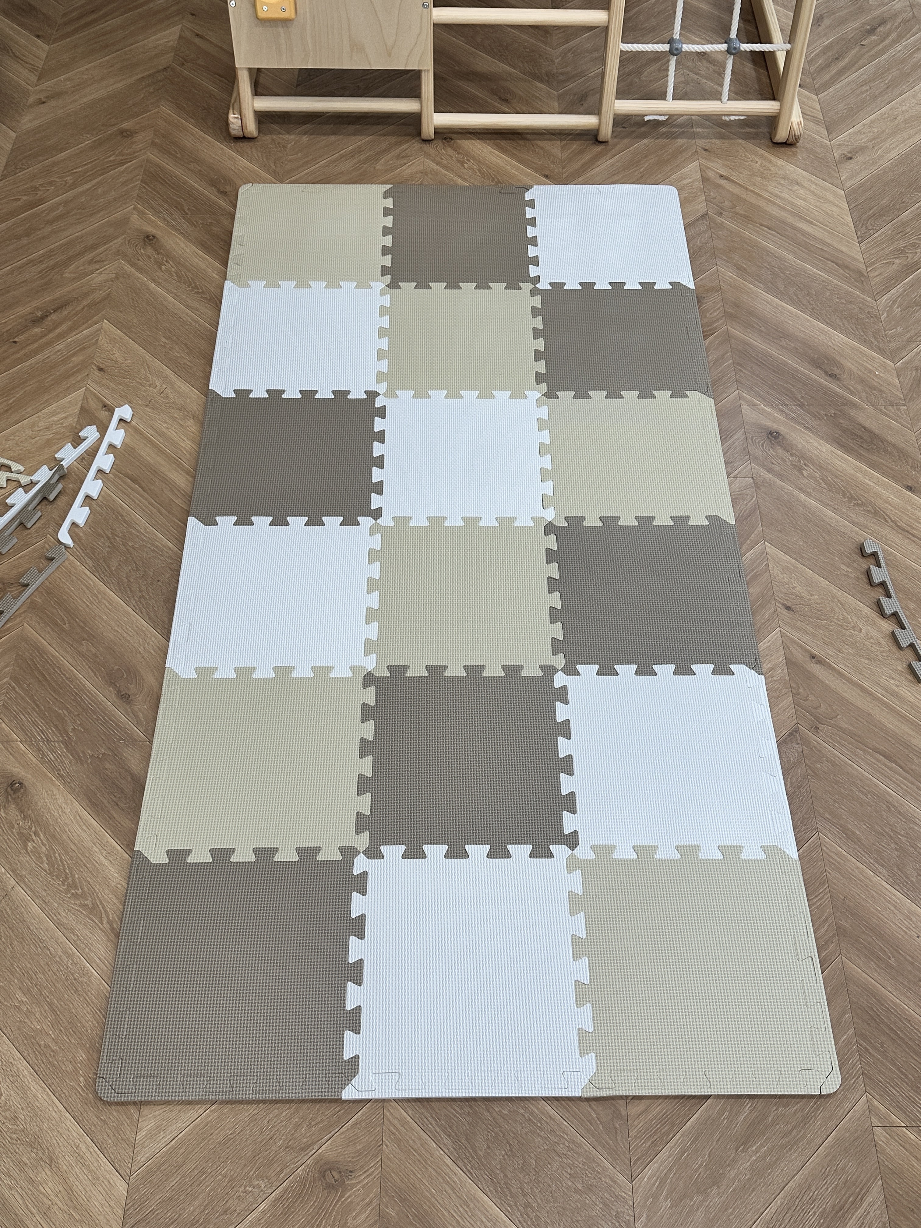 WHIFEA Baby Play Mat 18pcs(30x30x1cm) Foam Puzzle Play Mat Interlocking Foam Tile for Sports-EVA Non Toxic