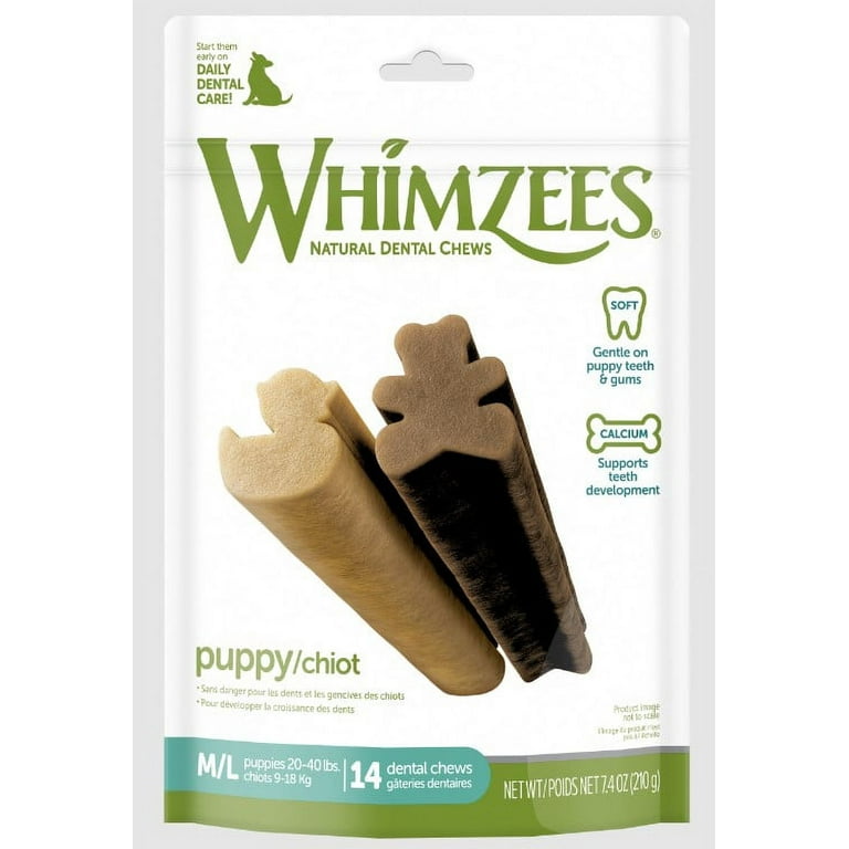 Whimzees Puppy Dental Chew Dog Treats Whimzees Puppy Dental Chew Dog Treats