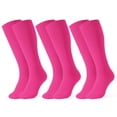 thumbnail image 1 of WHIPPY 3 Pairs Baseball Socks for Youth Kids Boys Girls Knee High Tube Socks for Softball Football Soccer, 1 of 6