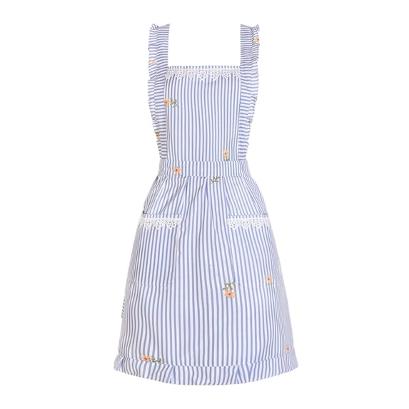 WHIPPY Apron for Women Kitchen Cooking Cute Chef Apron with 2 Pockets for Baking Gardening
