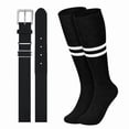 thumbnail image 1 of WHIPPY Baseball Socks and Belt for Youth Adult Softball Socks and Elastic Belt, 1 of 7