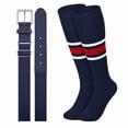 thumbnail image 1 of WHIPPY Baseball Socks and Belt for Youth Adult Softball Socks and Elastic Belt, 1 of 7