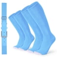 thumbnail image 1 of WHIPPY Baseball Socks and Belt for for Youth Kids Softball Socks Elastic Belts for Boys Girls, 1 of 8