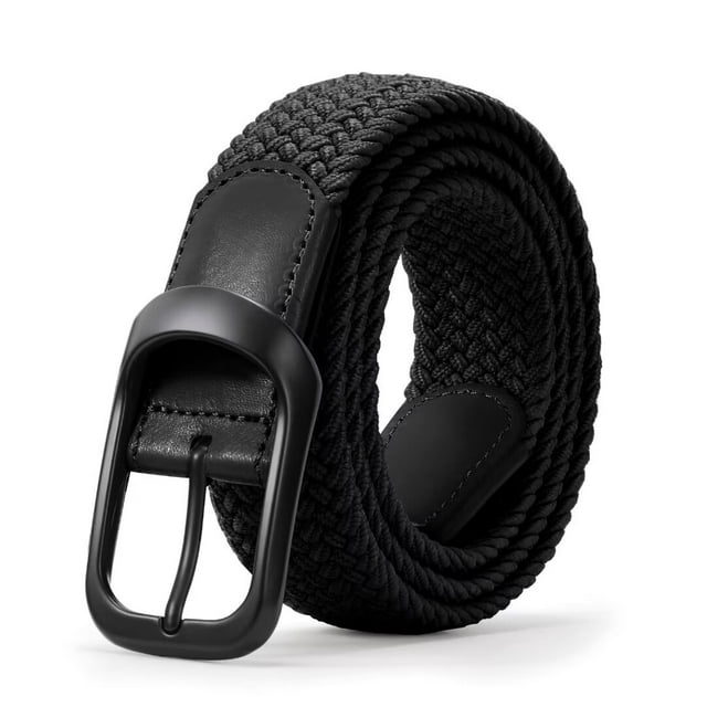 WHIPPY Braided Stretch Belt for Mens Womens Elastic Canvas Woven Belts ...