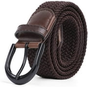 WHIPPY Elastic Braided Belt for Men Women, Nylon Woven Stretch Belt for Jeans Pants