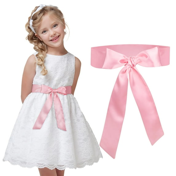 WHIPPY Girls Belt for Dresses Kids Waist Belts for Wedding Party
