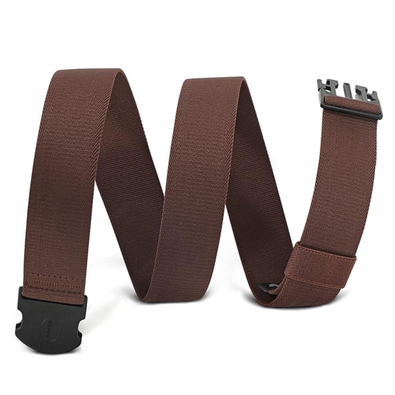 WHIPPY Men's Elastic Belt Non Metal Stretch Belt Nickel Free Web Belts for Jeans Pants Unisex