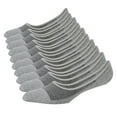 thumbnail image 1 of WHIPPY Men's No Show Socks Low Cut Invisible Socks Non Slip Cotton Short Socks 12 Pairs, 1 of 6