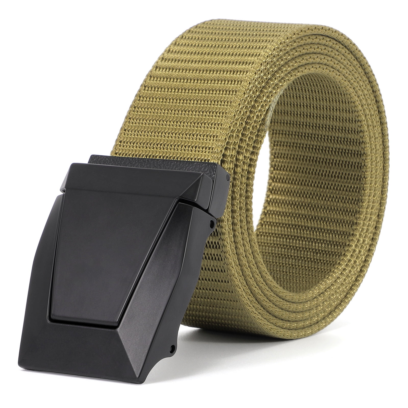 WHIPPY Mens Nylon Web Belt Outdoor Nylon Work Belt with Heavy