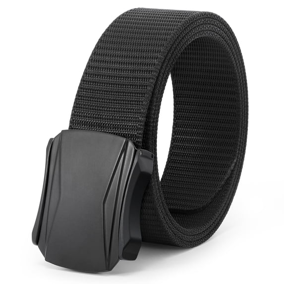 WHIPPY Mens Nylon Work Belts Web Canvas Belt with Heavy Quick Release Buckle Easy Trim to Fit
