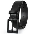 thumbnail image 1 of WHIPPY Metal Free Leather Belts for Men Hypoallergenic Leather Belt Nickle Free Belt for Jeans, 1 of 7
