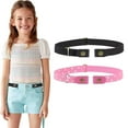 thumbnail image 1 of WHIPPY No Buckle Stretch Belts for Boys Girls Buckleless Kids Elastic Belt for Pants Jeans, 1 of 7
