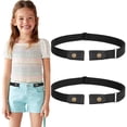 thumbnail image 1 of WHIPPY No Buckle Stretch Belts for Boys Girls Buckleless Kids Elastic Belt for Pants Jeans, 1 of 7