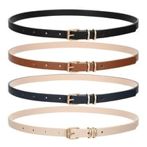 Prolriy Belts for Women for Jeans Buckle- Waist Belt Elastic Belts No ...