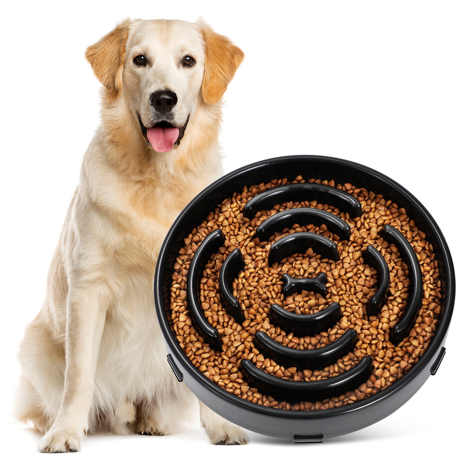 Dog bowls to help dogs eat slower best sale