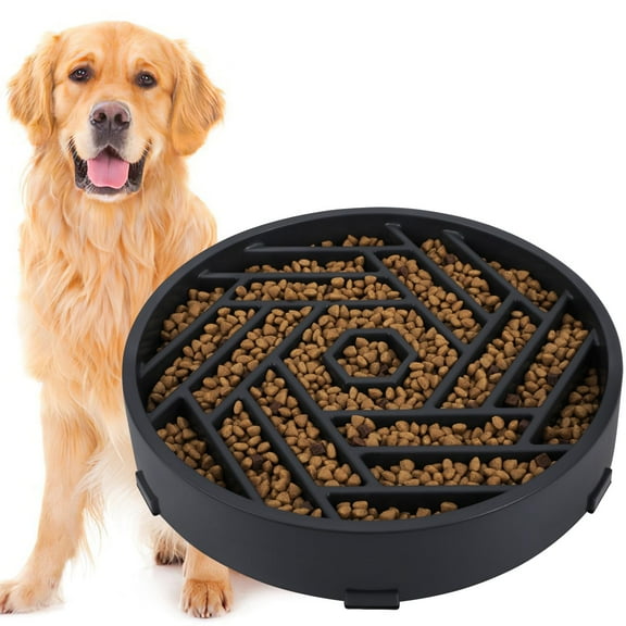 WHIPPY Slow Feeder Dog Bowl for Medium Large Dogs Anti-Choking Slow Eating Dog Food Bowl