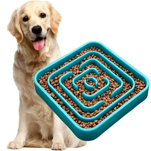 WHIPPY Slow Feeder Dog Bowls for Medium Large Dogs Pet Slow Feeding Food Bowl Prevent Bloating