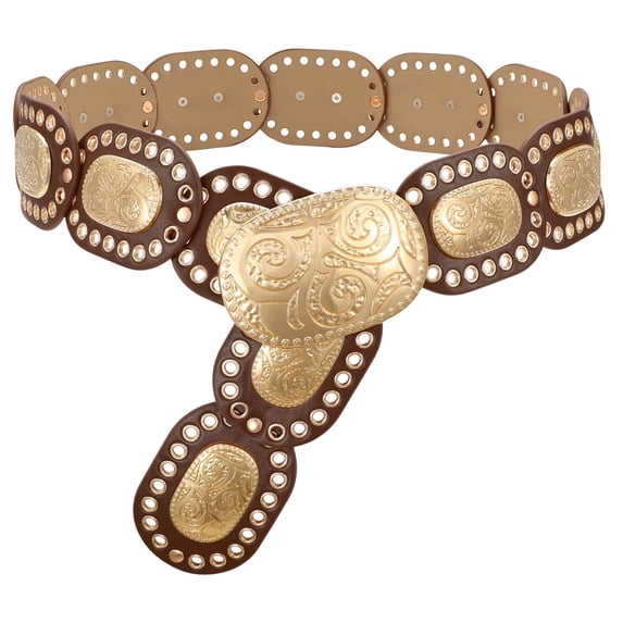 WHIPPY Western Belts for Women Cowgirl Wide Belt for Dresses Jeans
