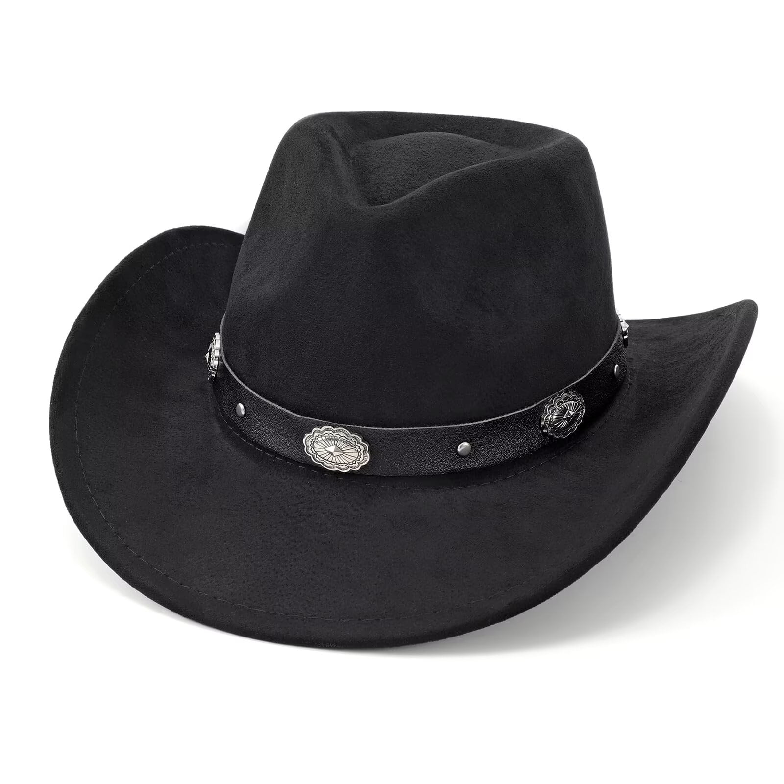 WHIPPY Western Cowboy Hat for Men Women Adjustable Cowgirl  display picture 3