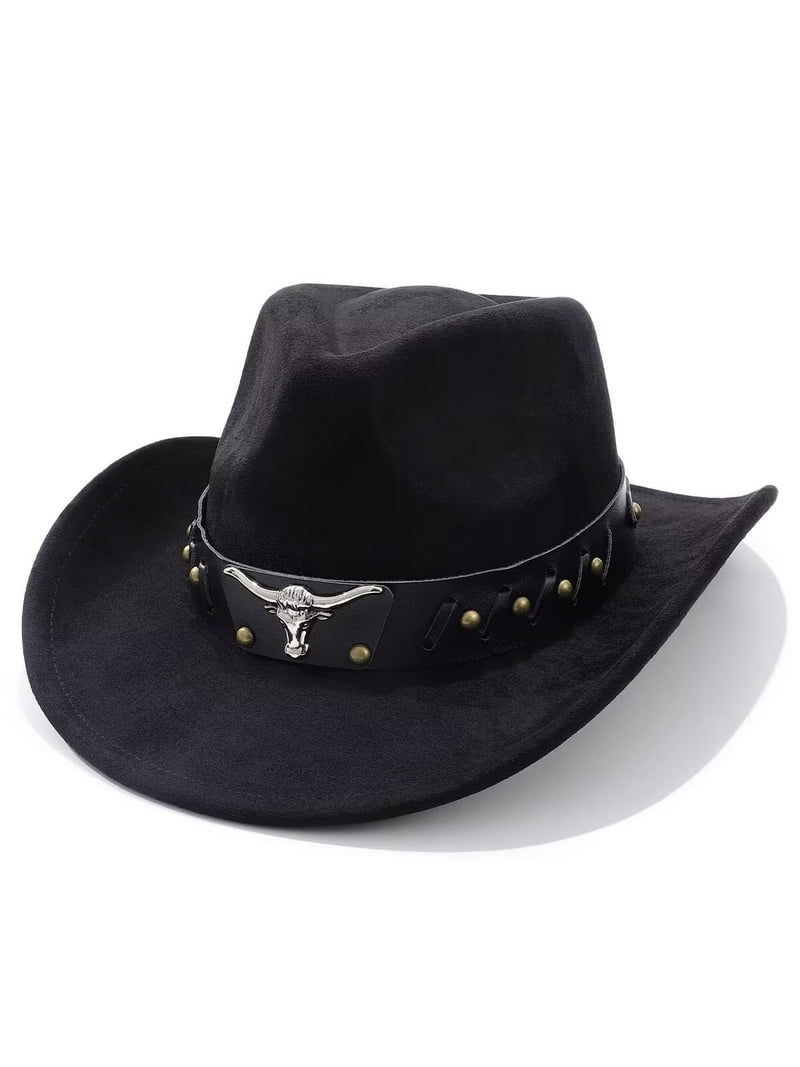 WHIPPY Western Cowboy Hat for Men Women Adjustable Cowgirl  display picture 1