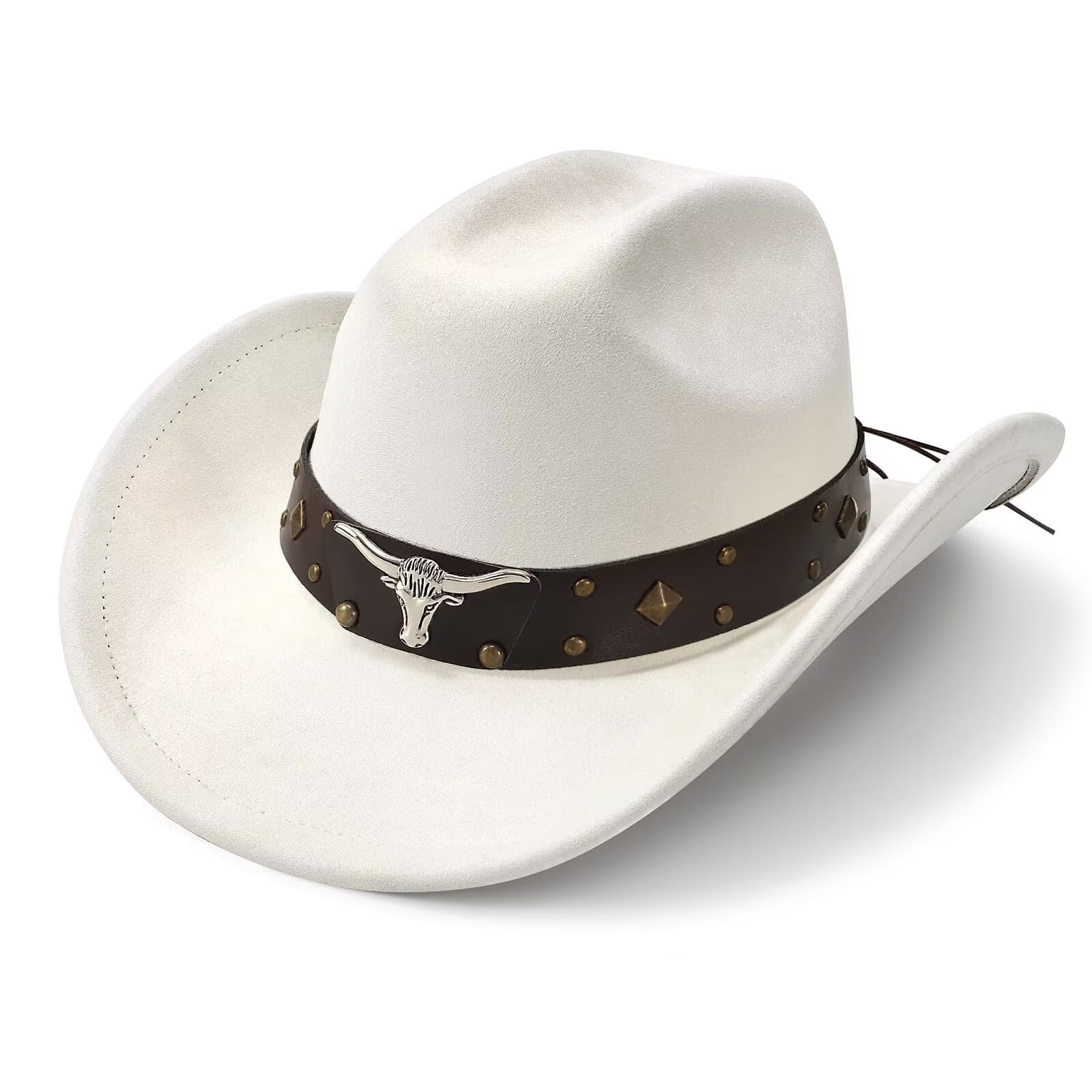 WHIPPY Western Cowboy Hat for Men Women Adjustable Cowgirl 