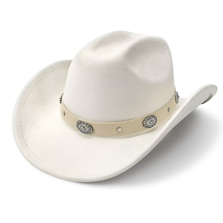 WHIPPY Western Cowboy Hat for Men Women Adjustable Cowgirl Hat