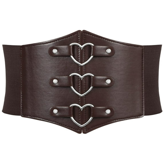 WHIPPY Women Corset Belt Elastic Waspie Wide Waist Belts for Dresses