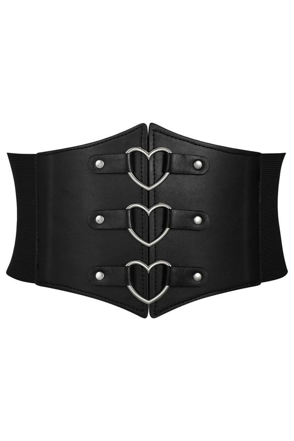 Women Corset Belt Elastic Waspie Wide Waist Belts for Dresses