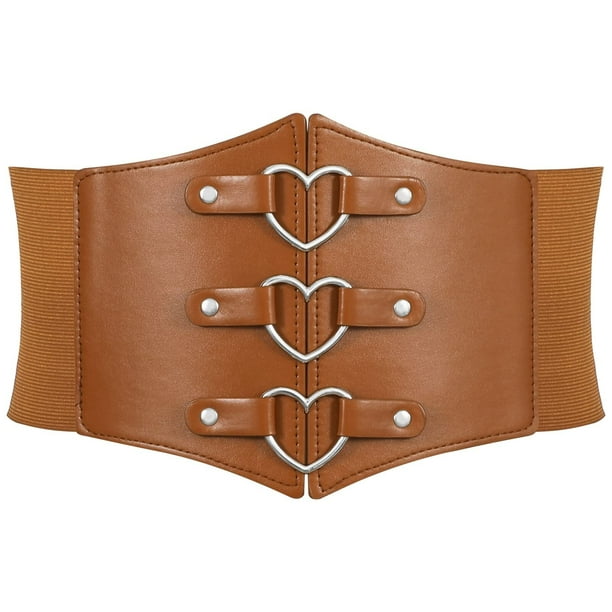WHIPPY Women Corset Belt Elastic Waspie Wide Waist Belts for  display picture 2