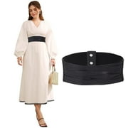 WHIPPY Women Elastic Waist Belt for Dresses Stretch Braided Wide Belts