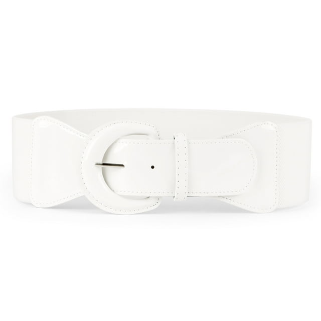 WHIPPY Women Elastic Wide Belt, Stretch Plus Size Waist Belt for Jeans Dress