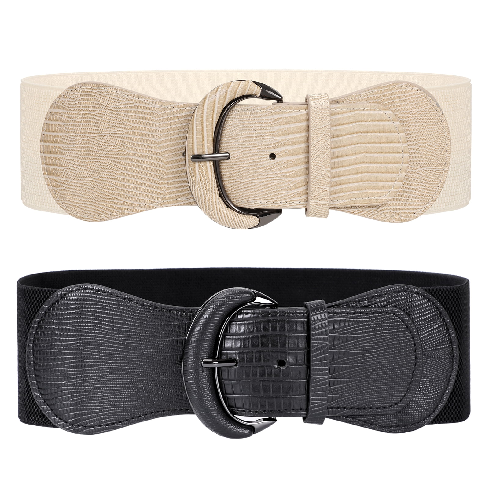 Wide Elastic Waist Belt for Dresses Stretchy Thick Fashion Belt Women main image 3