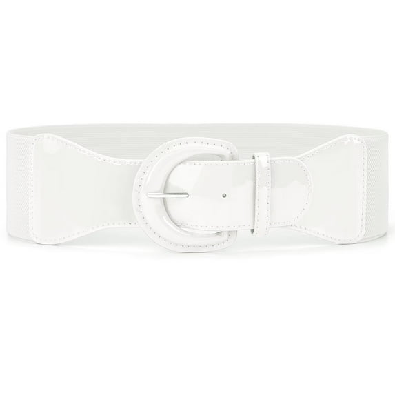 WHIPPY Women Elastic Wide Belt, Stretch Waist Belt for Dresses