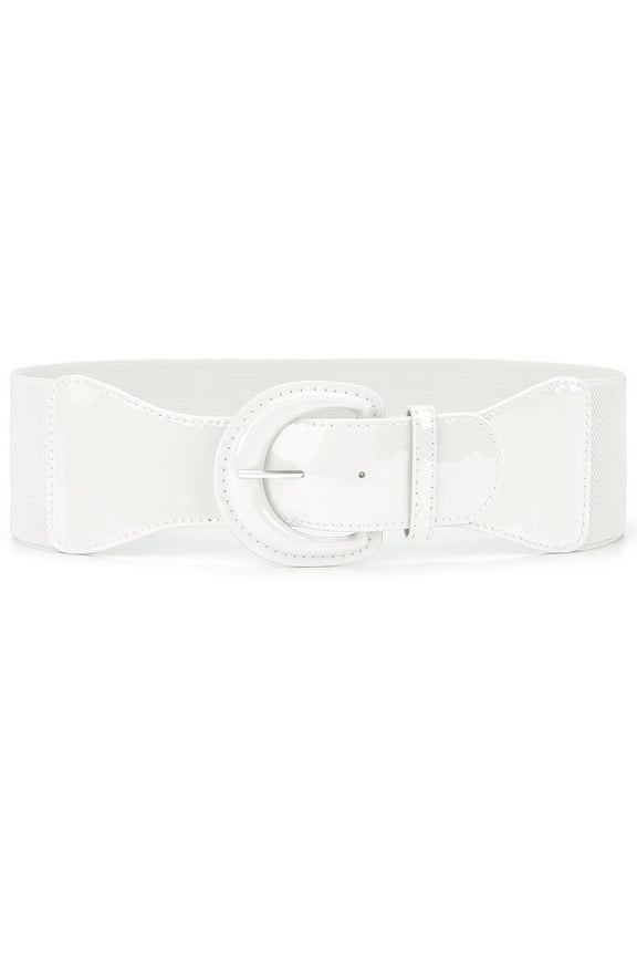 Women Elastic Wide Belt, Stretch Waist Belt for Dresses