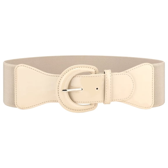 WHIPPY Women Elastic Wide Belt, Stretch Waist Belt for Dresses