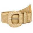 thumbnail image 1 of WHIPPY Women Elastic Woven Belt for Dresses Straw Braided Belt for Ladies, 1 of 8