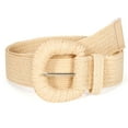 thumbnail image 1 of WHIPPY Women Elastic Woven Belt for Dresses Straw Braided Belt for Ladies, 1 of 8