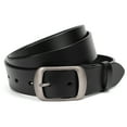 thumbnail image 1 of WHIPPY Women Leather Belt, Black Waist Belt for Jeans Pants, 1 of 8