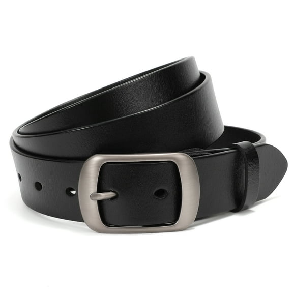 WHIPPY Women Leather Belt, Plus Size Waist Belt for Jeans Pants