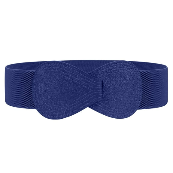 WHIPPY Women Stretch Belt for Dresses Vintage Elastic Wide Waist Belts