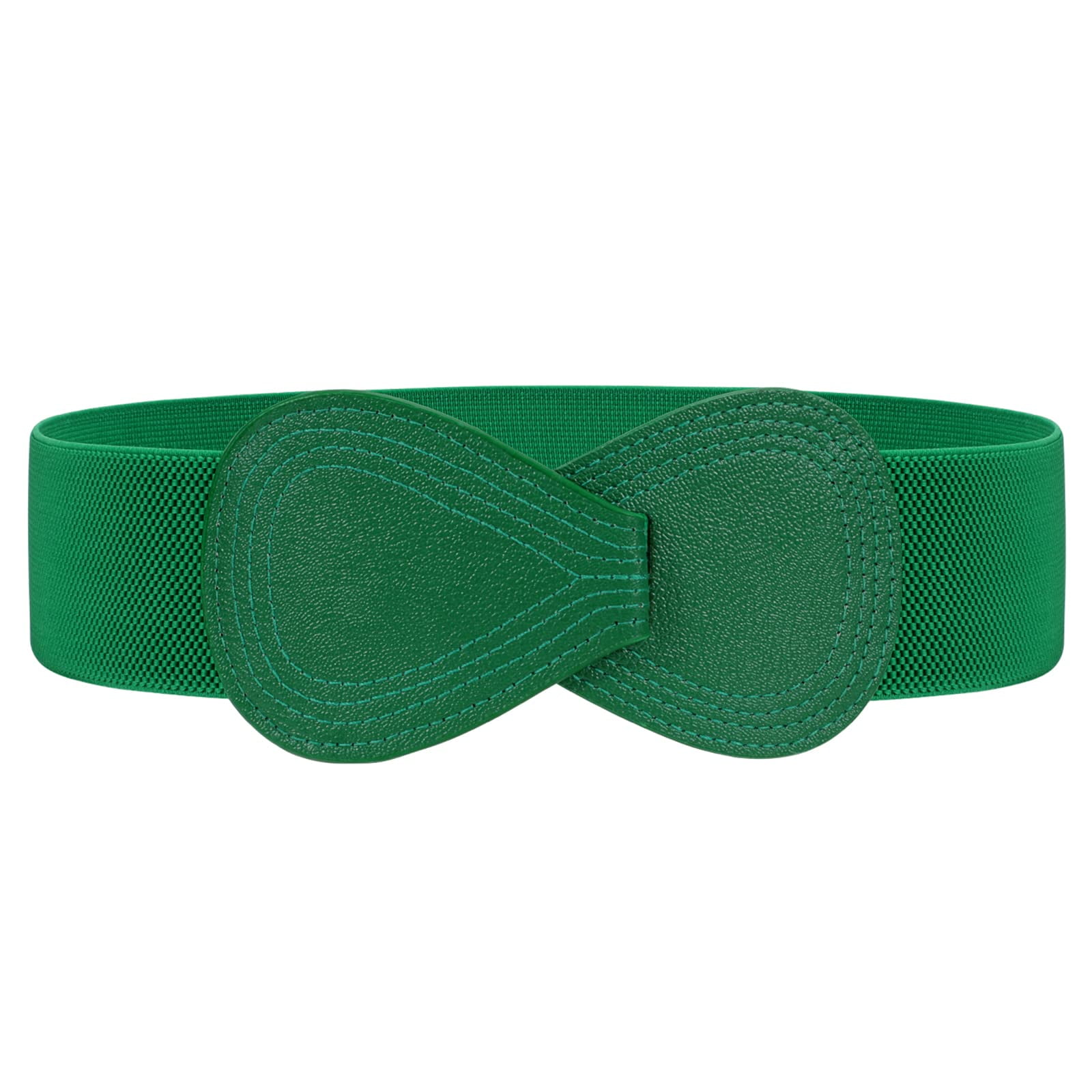 Women's Dress Bow Stretch Wide Belt