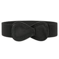 thumbnail image 1 of WHIPPY Women Stretch Belt for Dresses Vintage Elastic Wide Waist Belts, 1 of 10