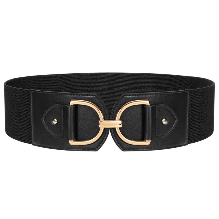 Eddie Bauer Xl Belt Womens Black Leather Waist Belt Wide Ladies Leather  Belts WHIPPY Women Wide Elastic Waist Belt Ladies Stretch