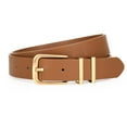thumbnail image 1 of WHIPPY Women's Leather Belts for Jeans Dresses Ladies Brown Waist Belt, 1 of 8