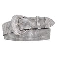 thumbnail image 1 of WHIPPY Women's Rhinestone Western Leather Belt Cowgirl Shiny Ladies Belts for Jeans Dresses, 1 of 7