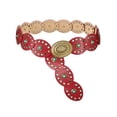 thumbnail image 1 of WHIPPY Women's Western Belt for Dresses Cowgirl Country Wide Belts Vintage Leather Belt for Jeans, 1 of 6