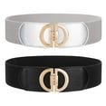 thumbnail image 1 of WHIPPY Women's Wide Elastic Belts for Dresses Stretch Ladies Belts, 1 of 7