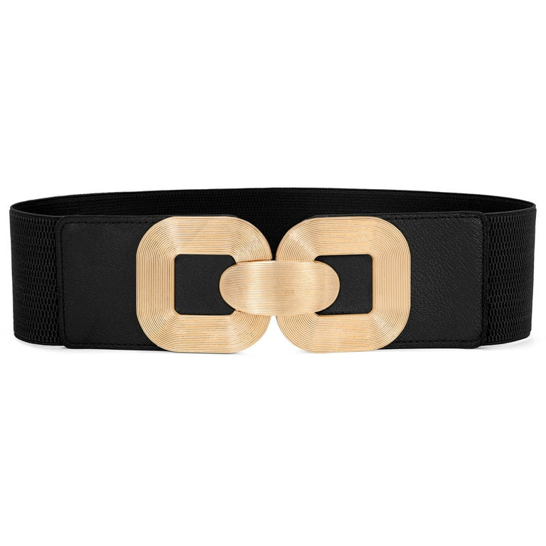 Whippy Women's Wide Elastic Waist Belt, Stretchable 3